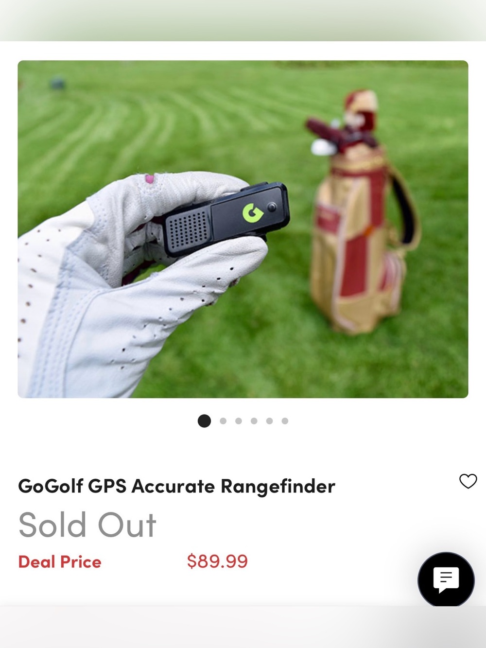 GoGolf GPS Accurate Rangefinder - NEW IN BOX
